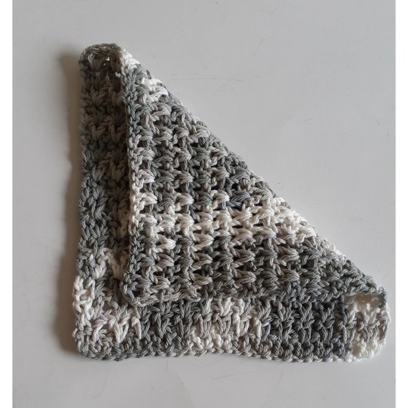 Set of 3  dish cloths grey white melange - Picture 2 of 7
